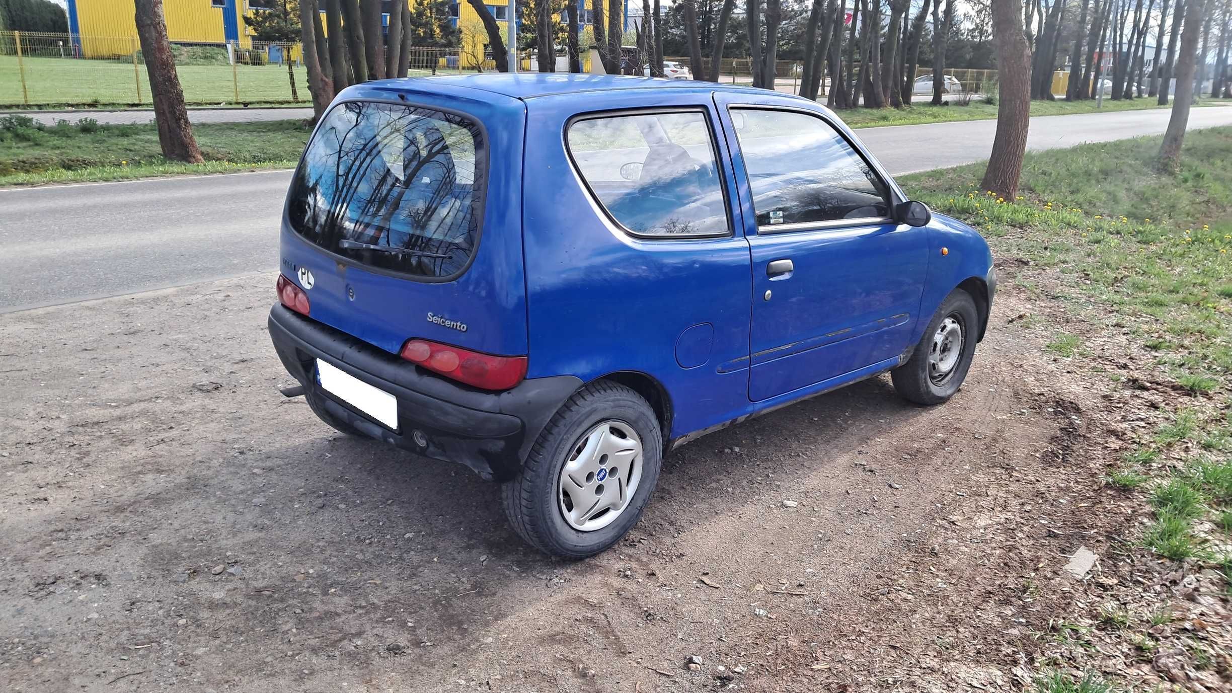 Fiat Seicento 0,9 LPG GAZ 2001r 147tys km W Pełni Sprawny Ładna Blacha