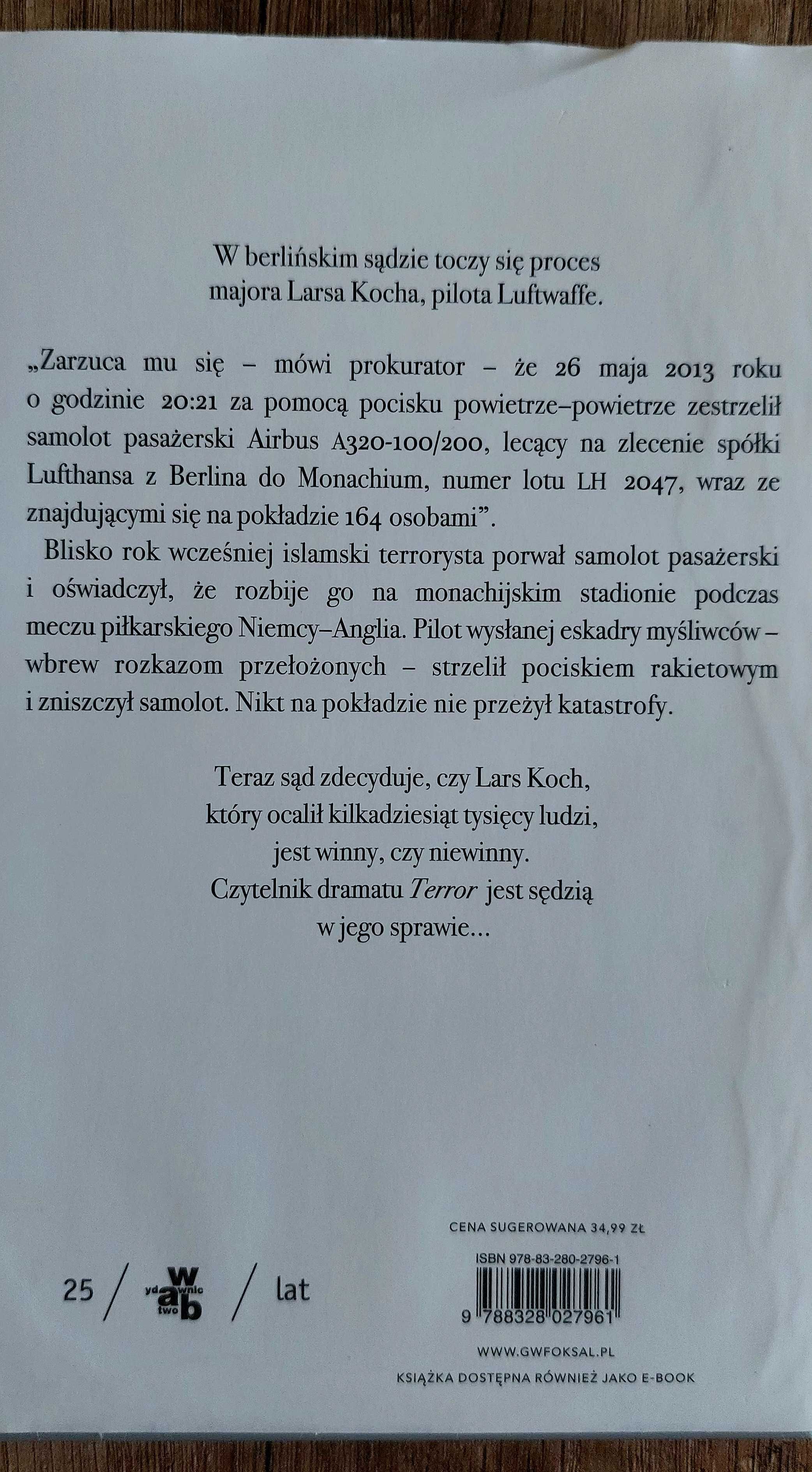 "Terror" F. von Schirach Lotnictwo prawo wojsko Luftwaffe