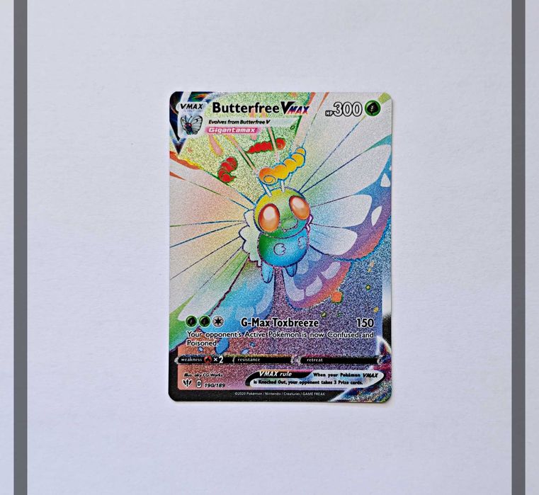 Butterfree Vmax 190/189 DAA Pokemon ENG-NM