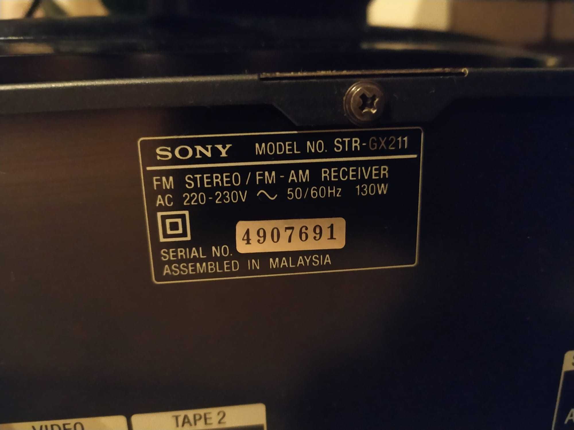 Amplituner czarny Sony GX211