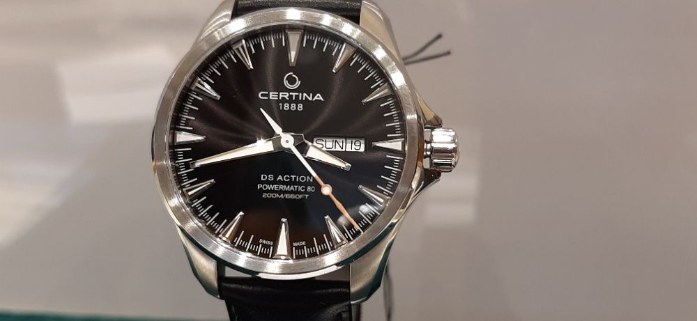 Certina C0324.3016.05100 Ds Action NOWY męski mechaniczny