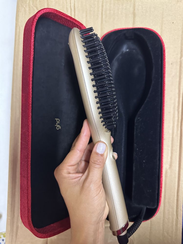 Escova elétrica de cabelo GHD gold