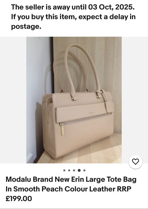Шкіряна сумка-тоут Modalu Erin Large Tote