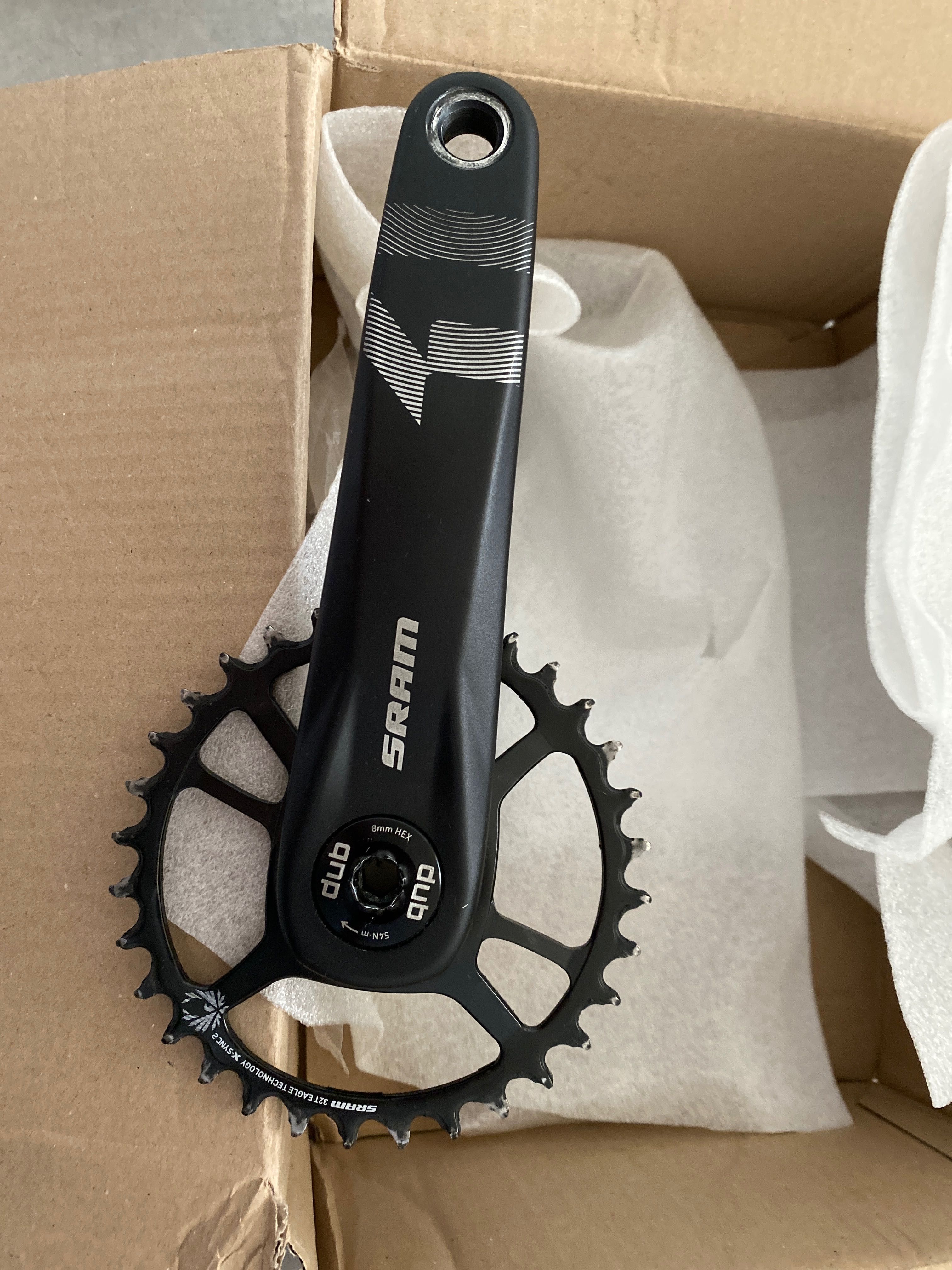 Mechanizm korbowy MTB DIRT Sram X1 + Wkład suportu Dub 68 mm