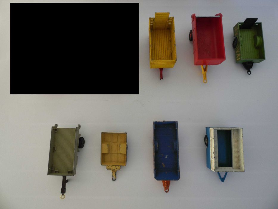 Trailers Matchbox, Corgi Toys, Dinky Toys