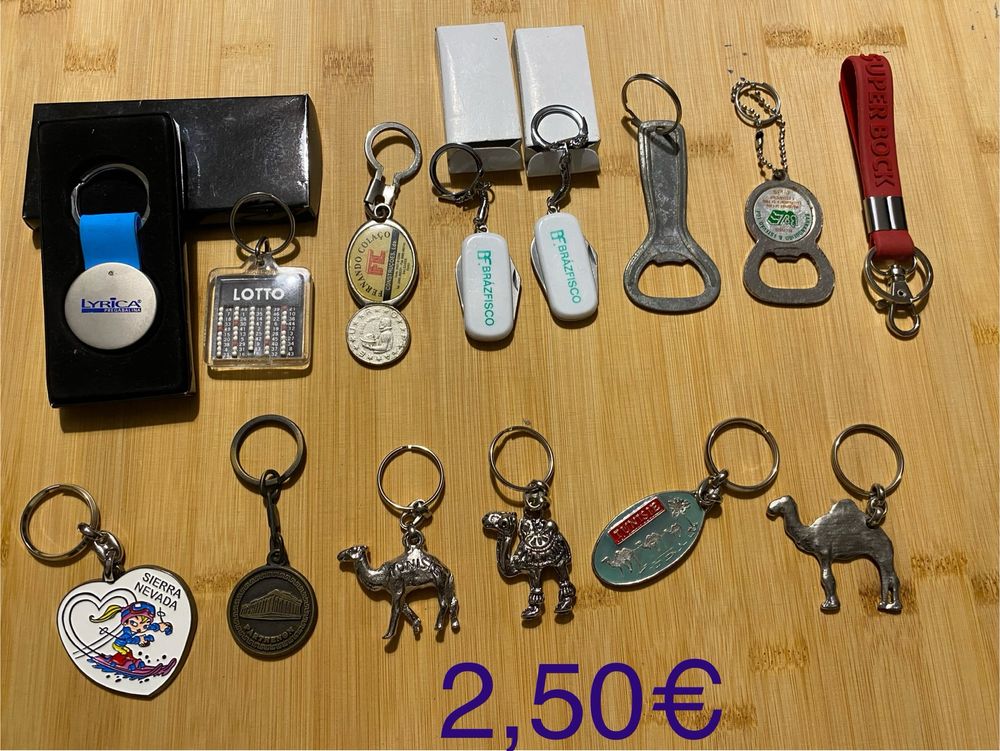 Porta chaves diversos desde 0,50€