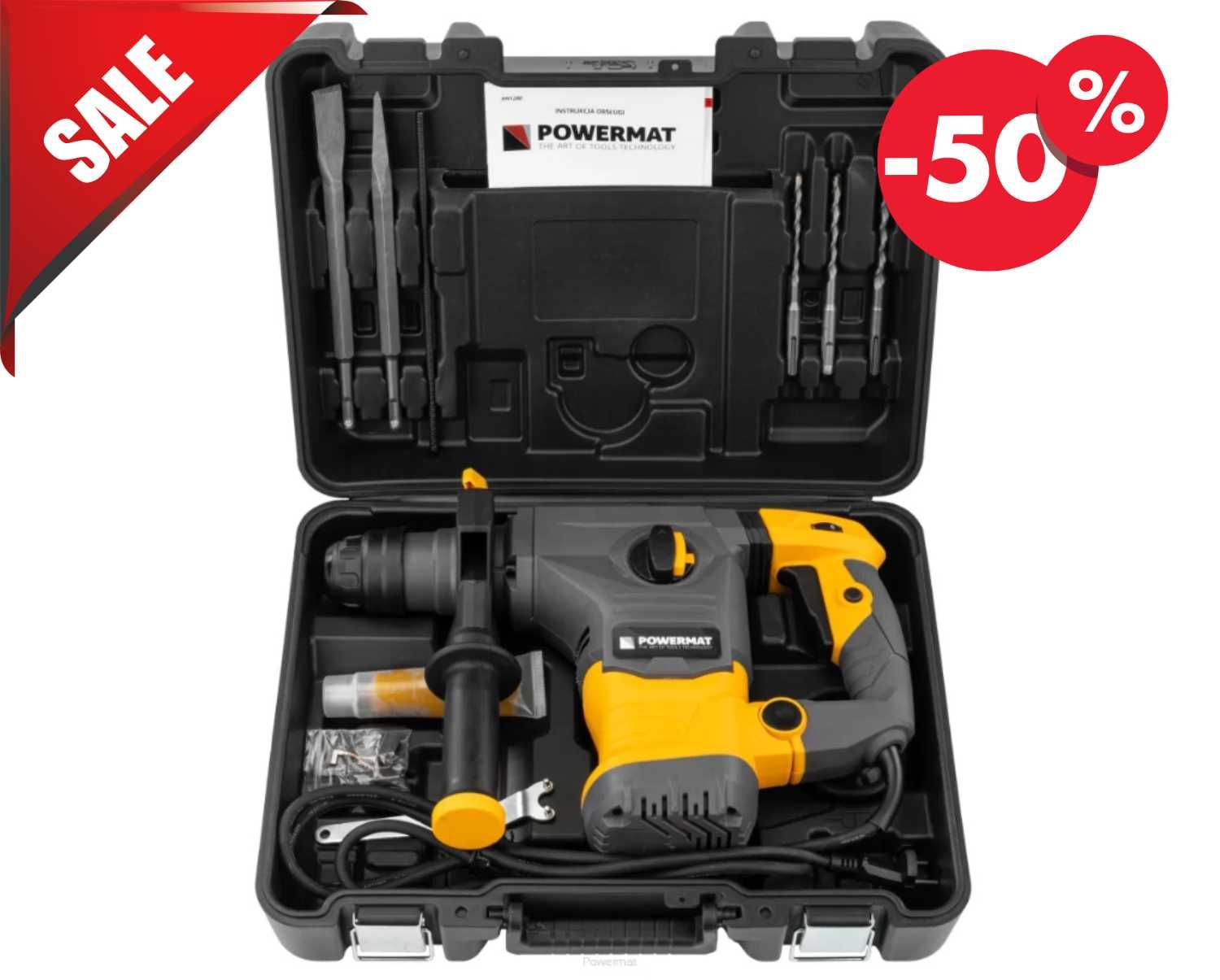 MŁOT UDAROWY Młotowiertarka Udar SDS 2600W Walizka Wiertło (GRATIS)