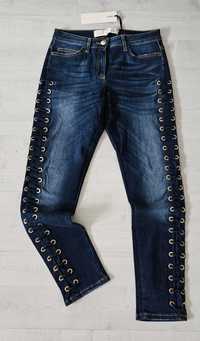 Elisabetta Franchi spodnie jeans orginalne roz 30