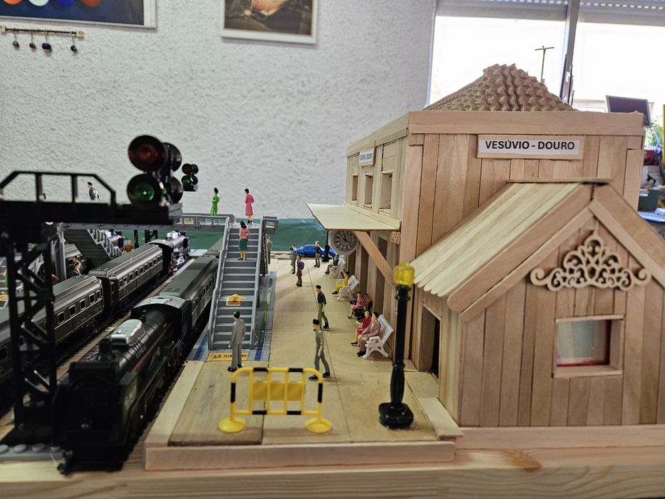 Maquete de comboios