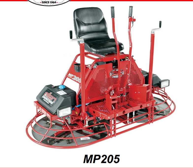 Двухроторная затирочная машина по бетону ALLEN MP205 (США) Honda GX690