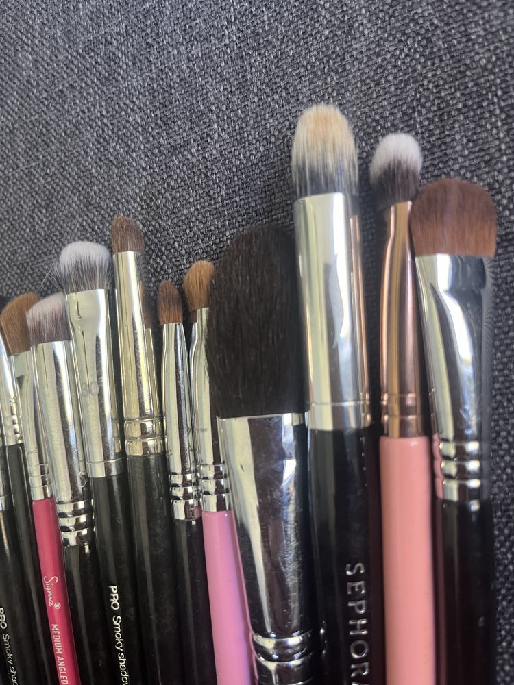 Ogromny zestaw pedzli xxl wizaz makijaz sigma sephora pro shiseido