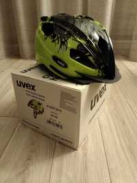 Nowy kask rowerowy UVEX QUATRO JUNIOR Neon Yellow / Black