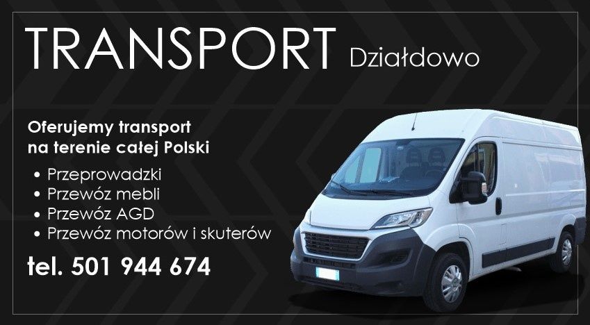 Transport. Przeprowadzki przewóz rzeczy