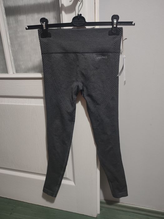 Nowe legginsy sportowe damskie US Pro S/LessTight 48% nylon 39% polies