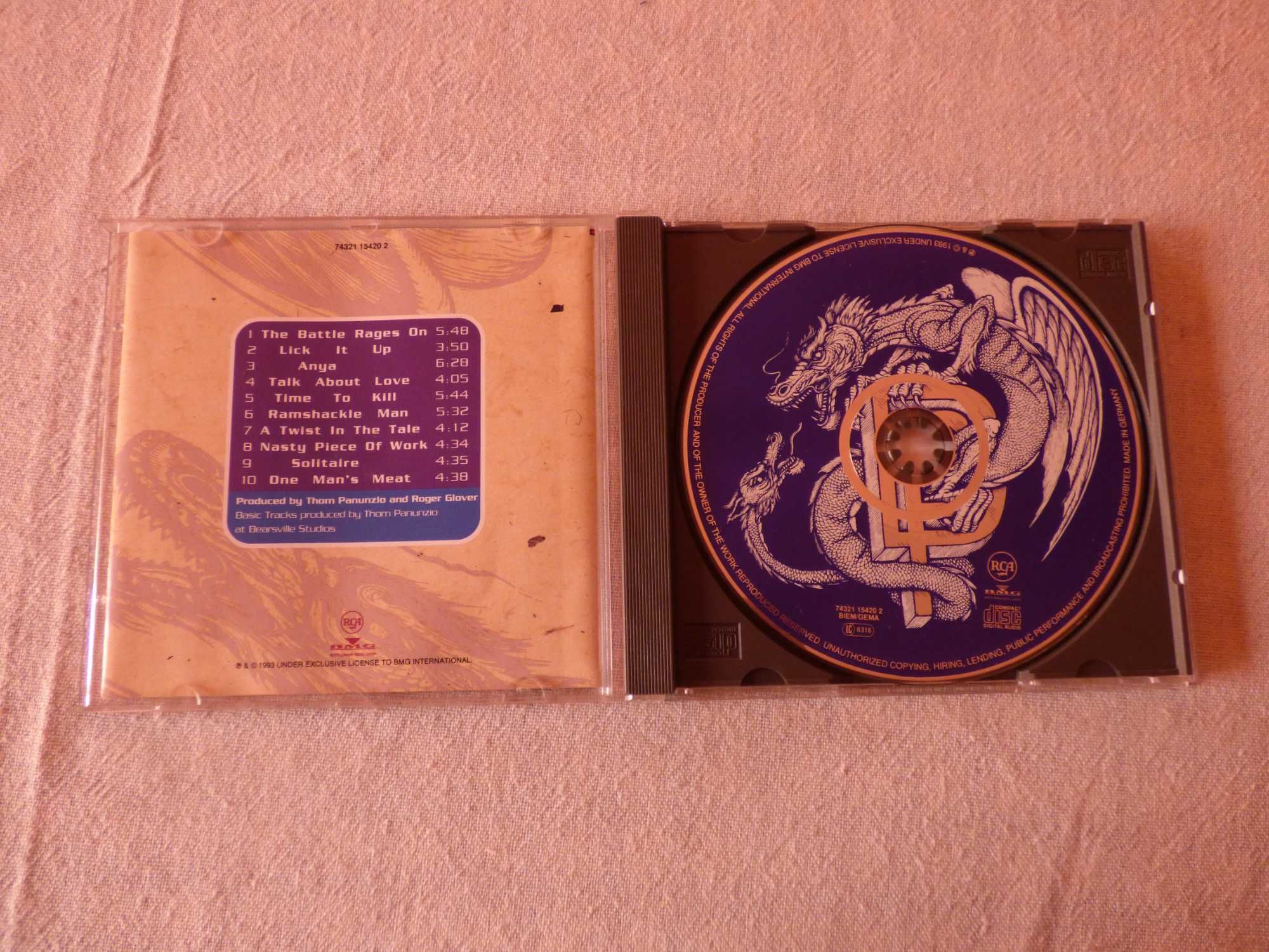 CD Deep Purple - The Battle Rages On (1993)