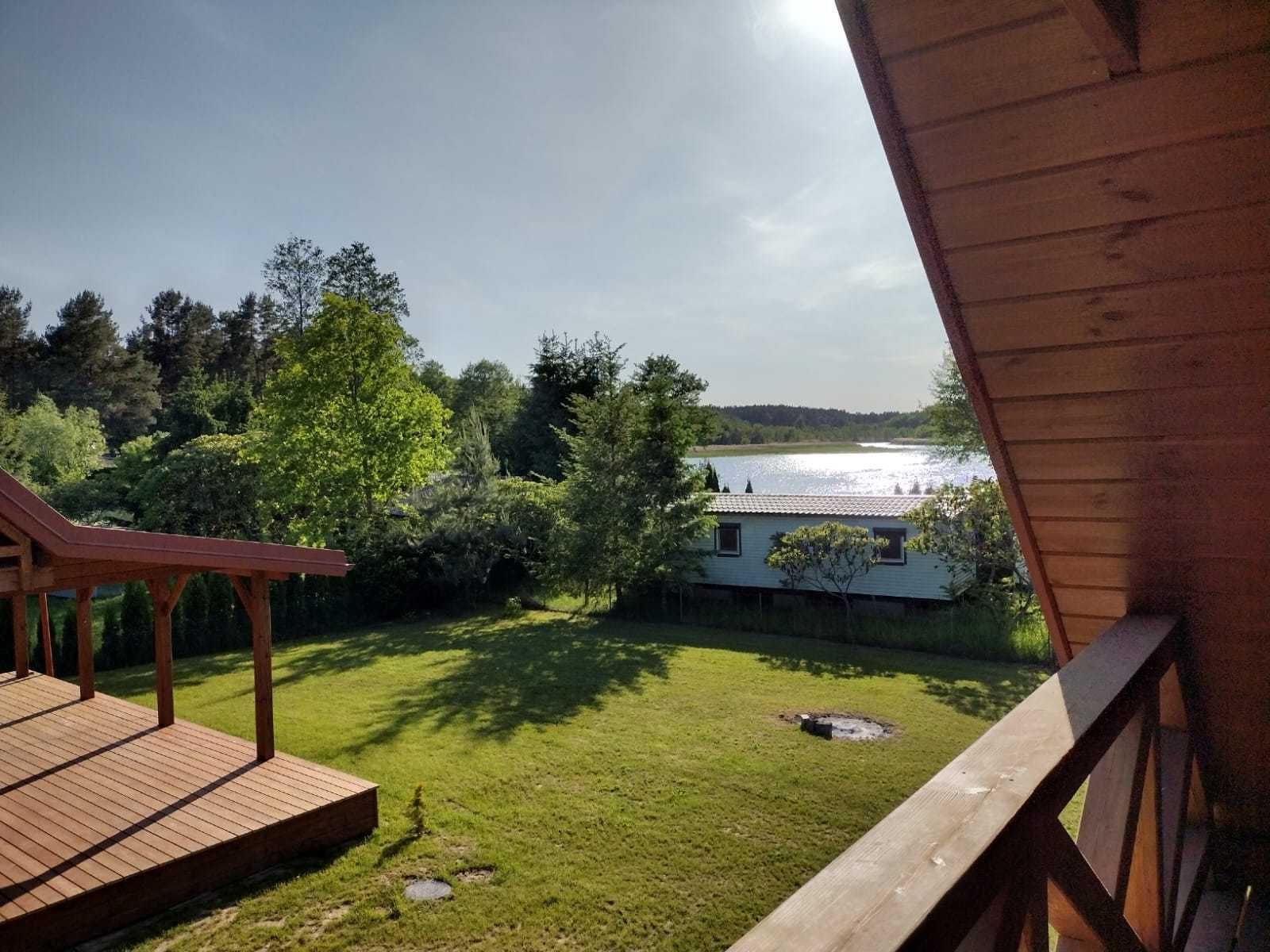 Mazury , domki całoroczne - Wzgórza Dybowskie balia z jacuzzi , sauna