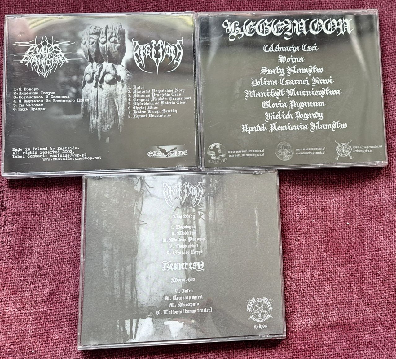 3 x CD HEGEMOON polski Black Metal