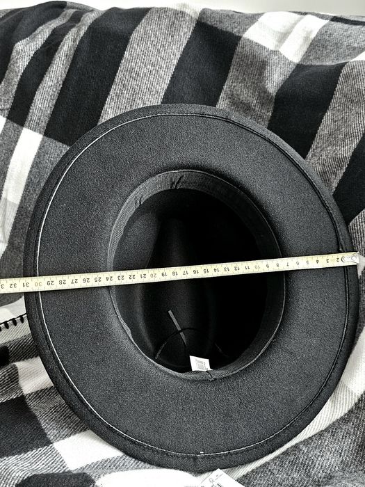 Fedora czarny black kapelusz hat New nowy