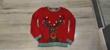 Sweter dla dziecka świąteczny 158 r