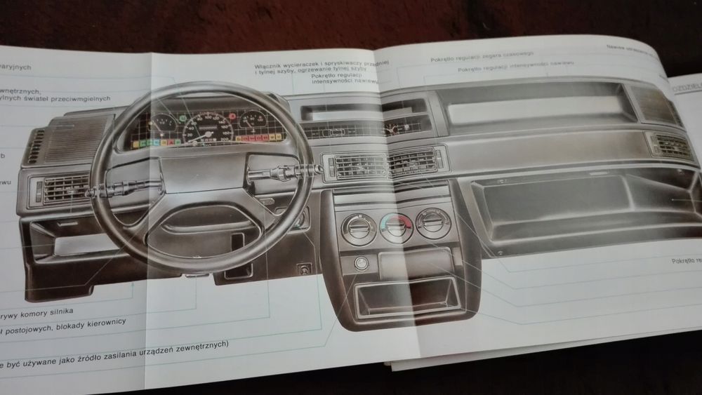 Fiat Tipo Instrukcja Obslugi Ksiazka 1991 Polska PL