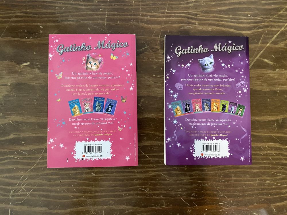 Livros da coleção Gatinho Mágico