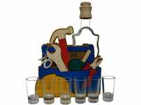 Karafka na alkohol Prezent na 30 40 50 urodziny budowlaniec majster
