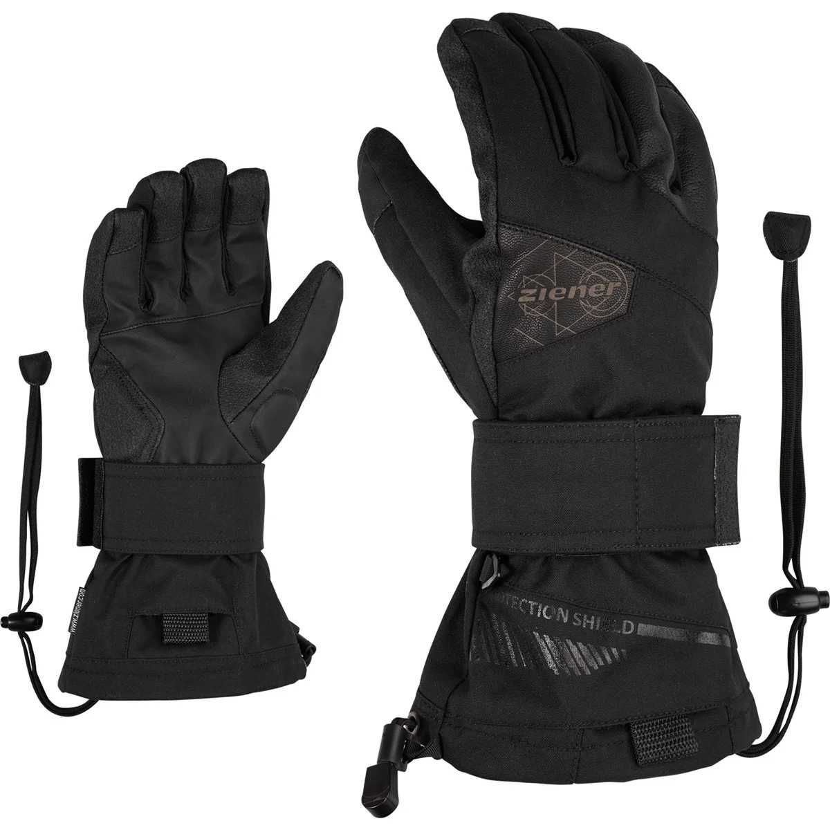 Rękawice snowboardowe ZIENER Medical Gtx Sb  rozmiar 8,5 uszkodzone