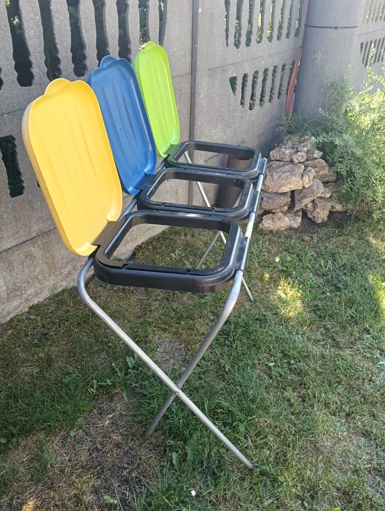 Stojak na worki do segregacji śmieci
