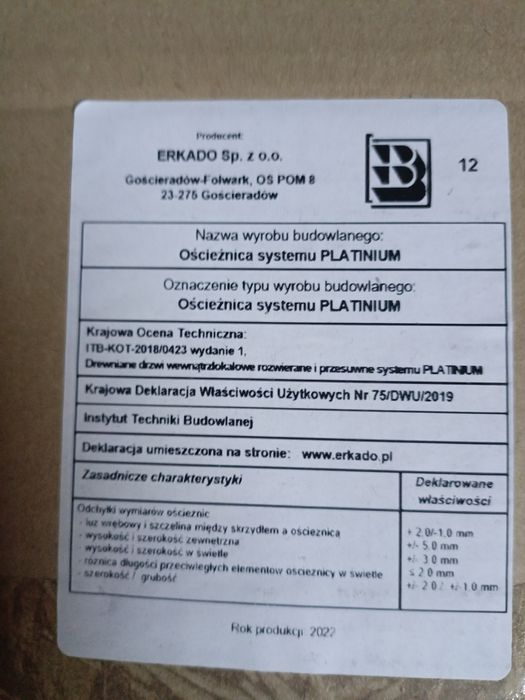 Ościeżnice regulowane