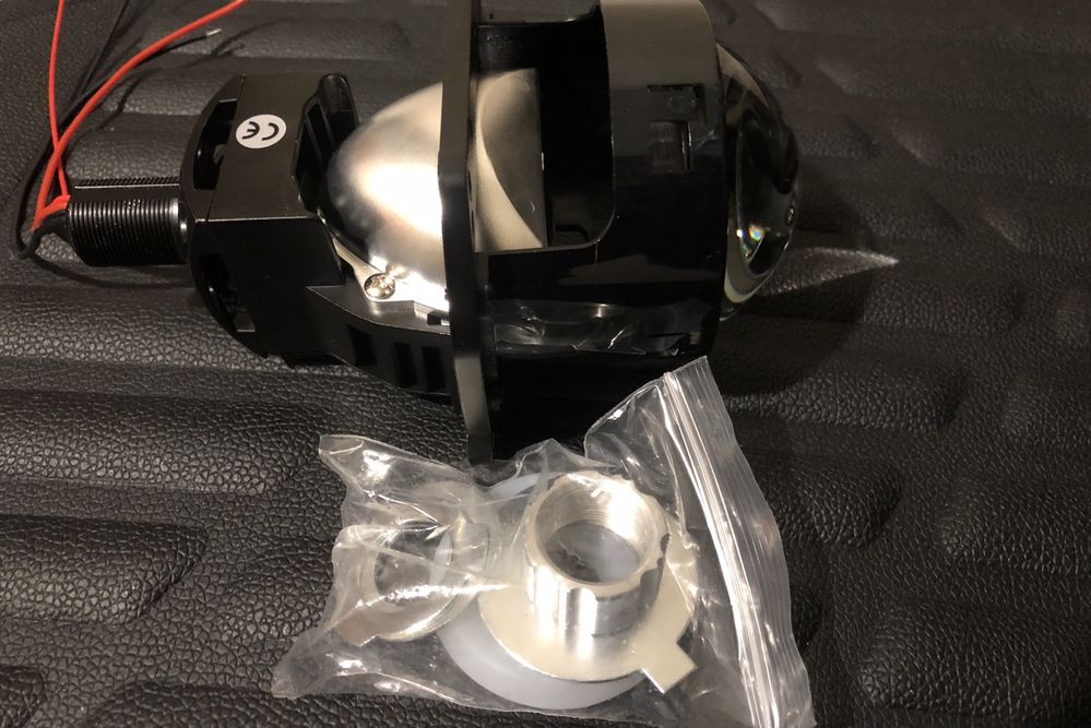 Лінзи Bi-LED (3") 7.62см, NLpearl 120W, 40.000LM, 6.000к з кріпленням