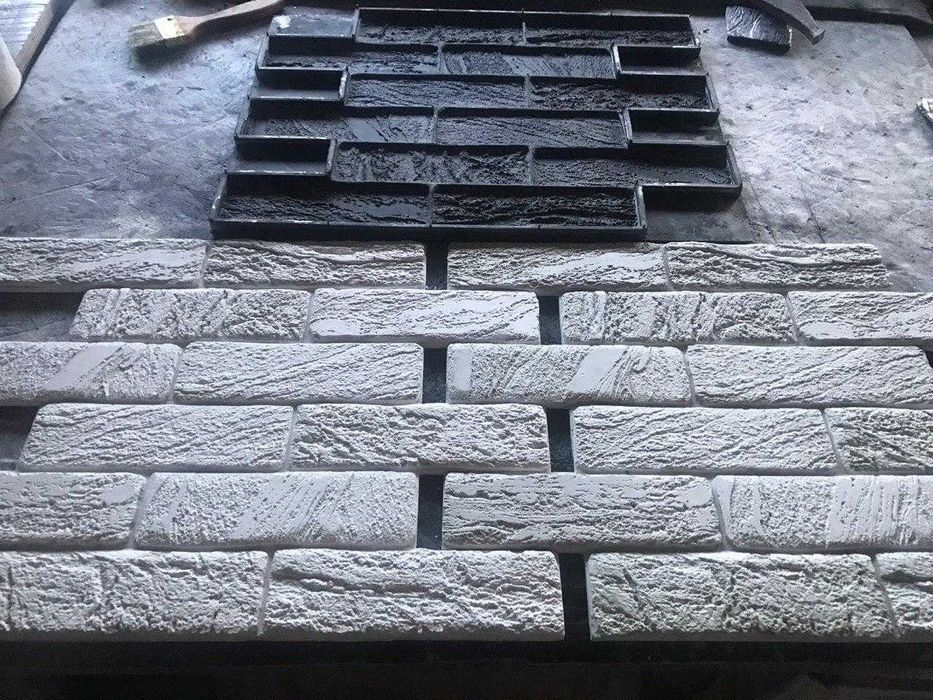 3д панель под лед. "КВАДРАТЫ"  ФОРМА для садовой фигуры-камня