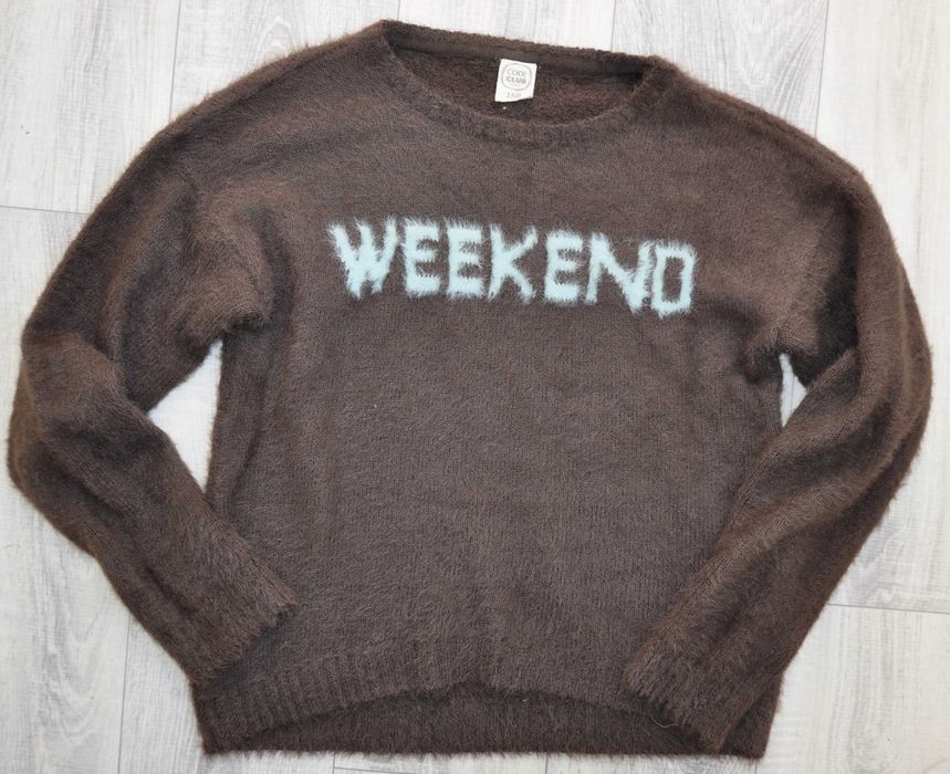 COOL CLUB_Sweter_włochaty mięciutki 158