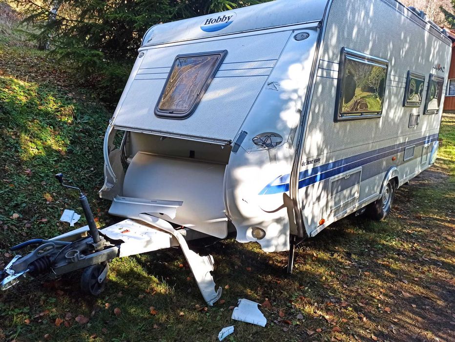 Turystyczna hobby przyczepa na części