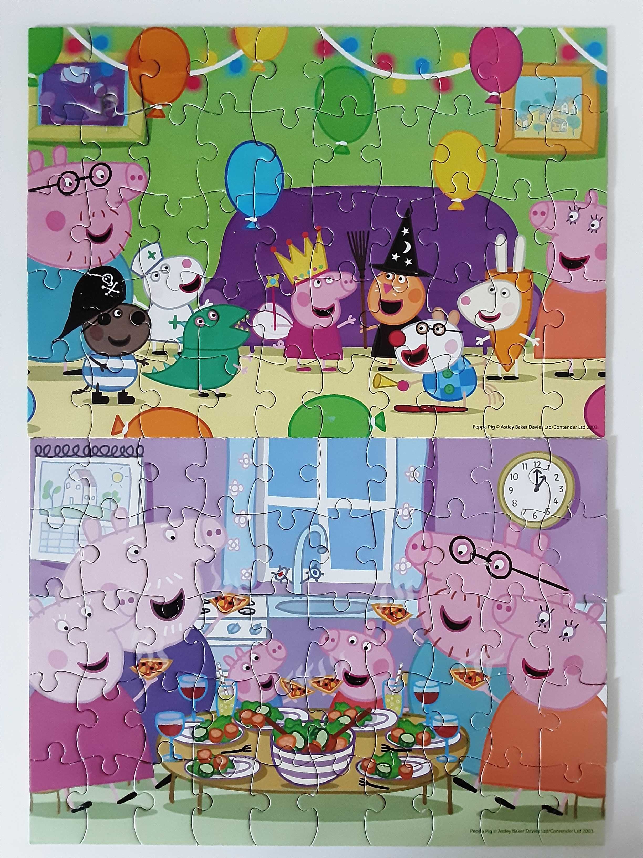 Świnka Peppa puzzle Jumbo 6 w 1