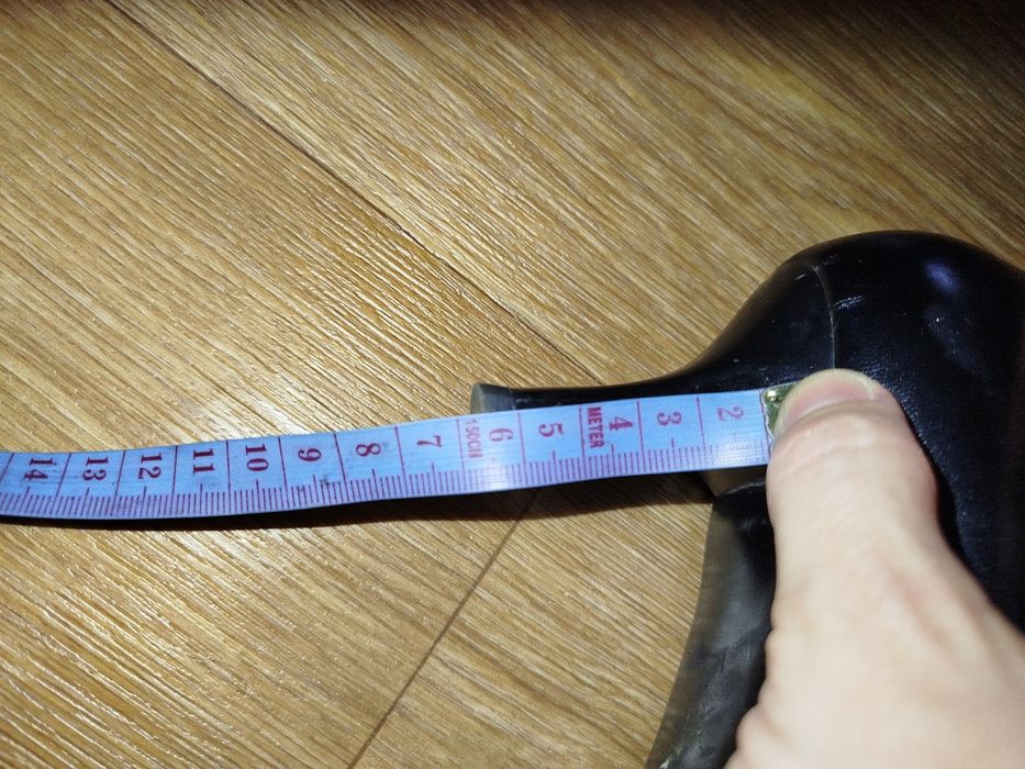 Чорні шкіряні туфлі з квадратним носком, розмір 38