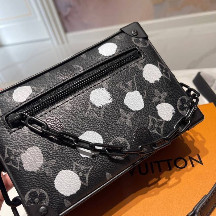 Сумка мужская Louis Vuitton x YK mini soft trunk кожаная кожа