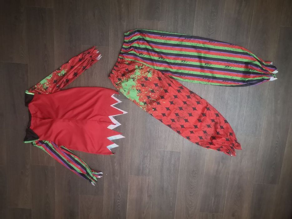 Карнавал маскарад костюм клоун шут хеловін хелоуін 11 12 років джокер