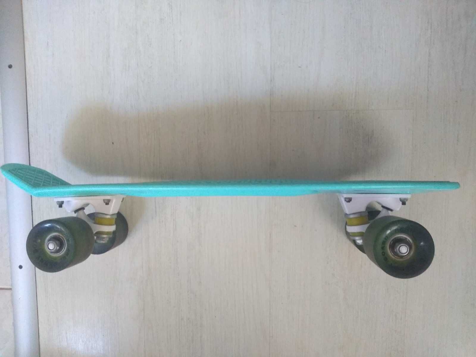 Скейт Penny board пенни борд светящийся колеса