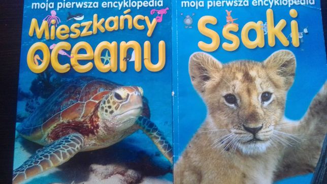 "Mieszkańcy oceanu" i "Ssaki". Moja pierwsza encyklopedia. Dla dzieci.