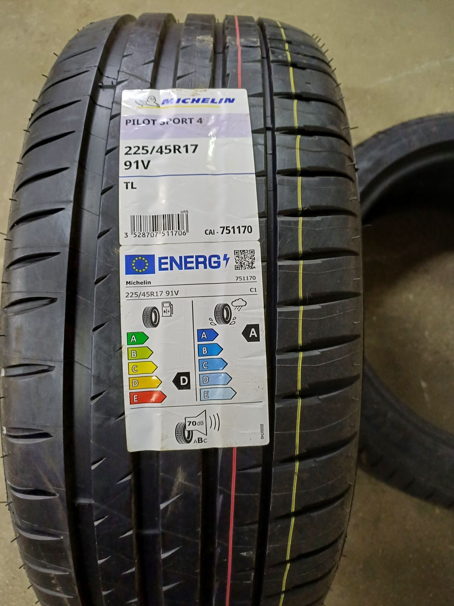 Opony letnie Michelin 225/45R17