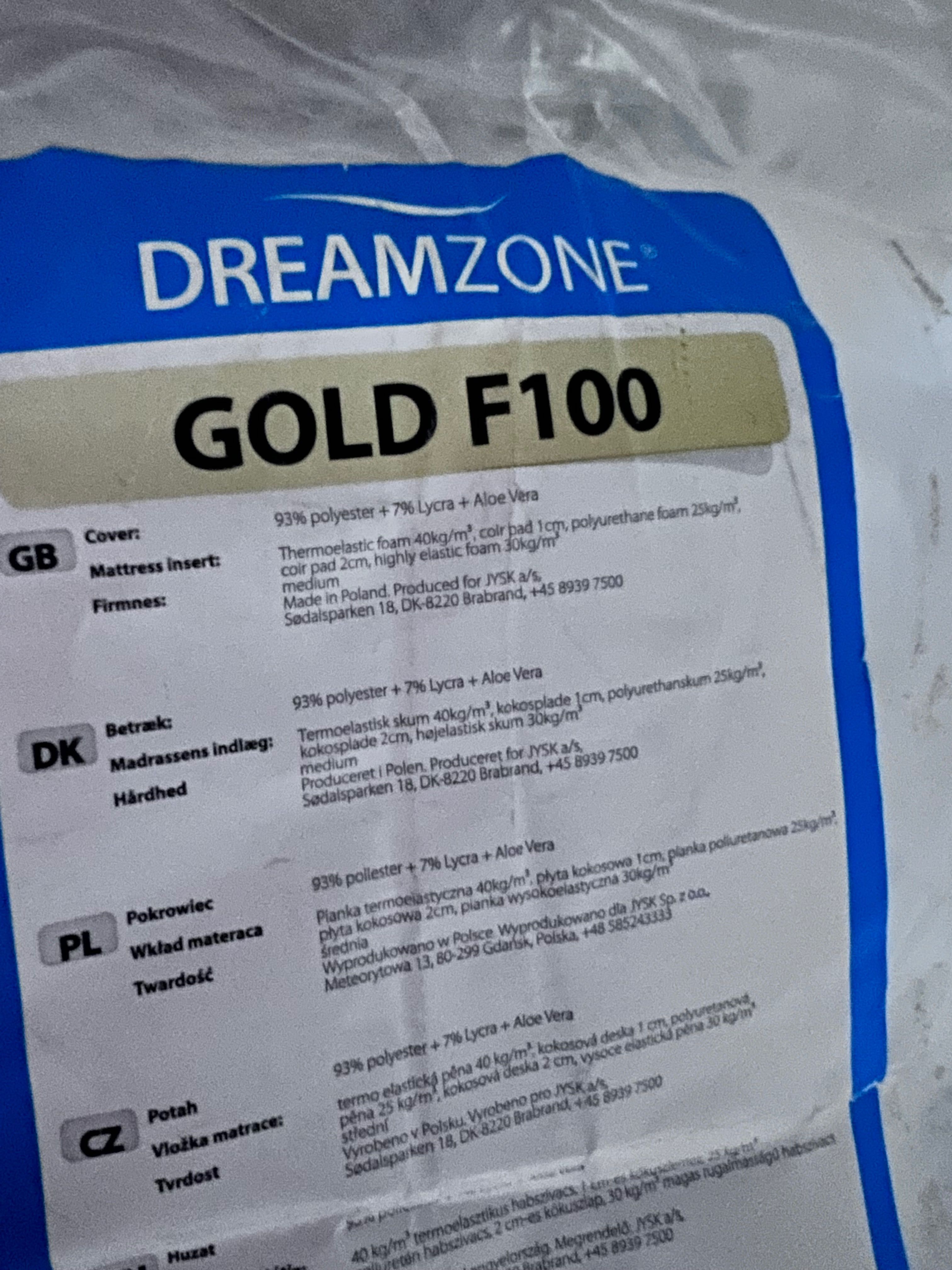 Продам матрац GOLD F100 180х200см DREAMZONE  JYSK