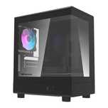 Obudowa Komputerowa Darkflash Db330M + 3 Wentylatory Argb (Czarny)