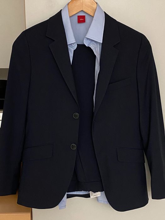 Костюм святковий темно-синього кольору