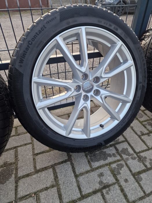 Felgi Audi Q5 8.0Jx20 ET39 + opony zimowe Continental 255/45/20