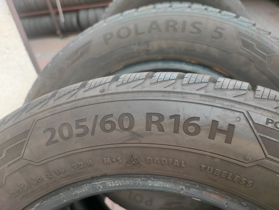 4x 205/60R16 Opony zimowe BARUM POLARIS 5 2020r Zima 550zł/4sztuki