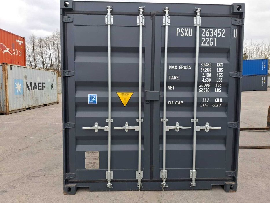 Kontener 20 DC one way RAL 7016