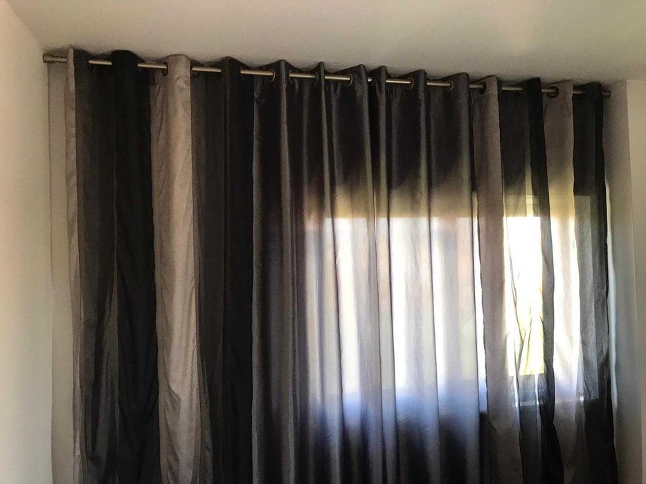Cortinas / Cortinado luxo 4 partes com varão
