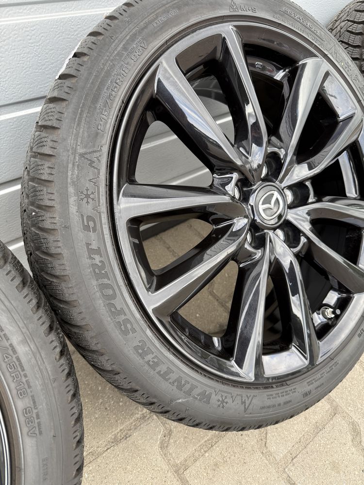 Koła felgi zimowe 18” Mazda 3 CX-3 CX-5 5x114,3 215/45/18 Dunlop