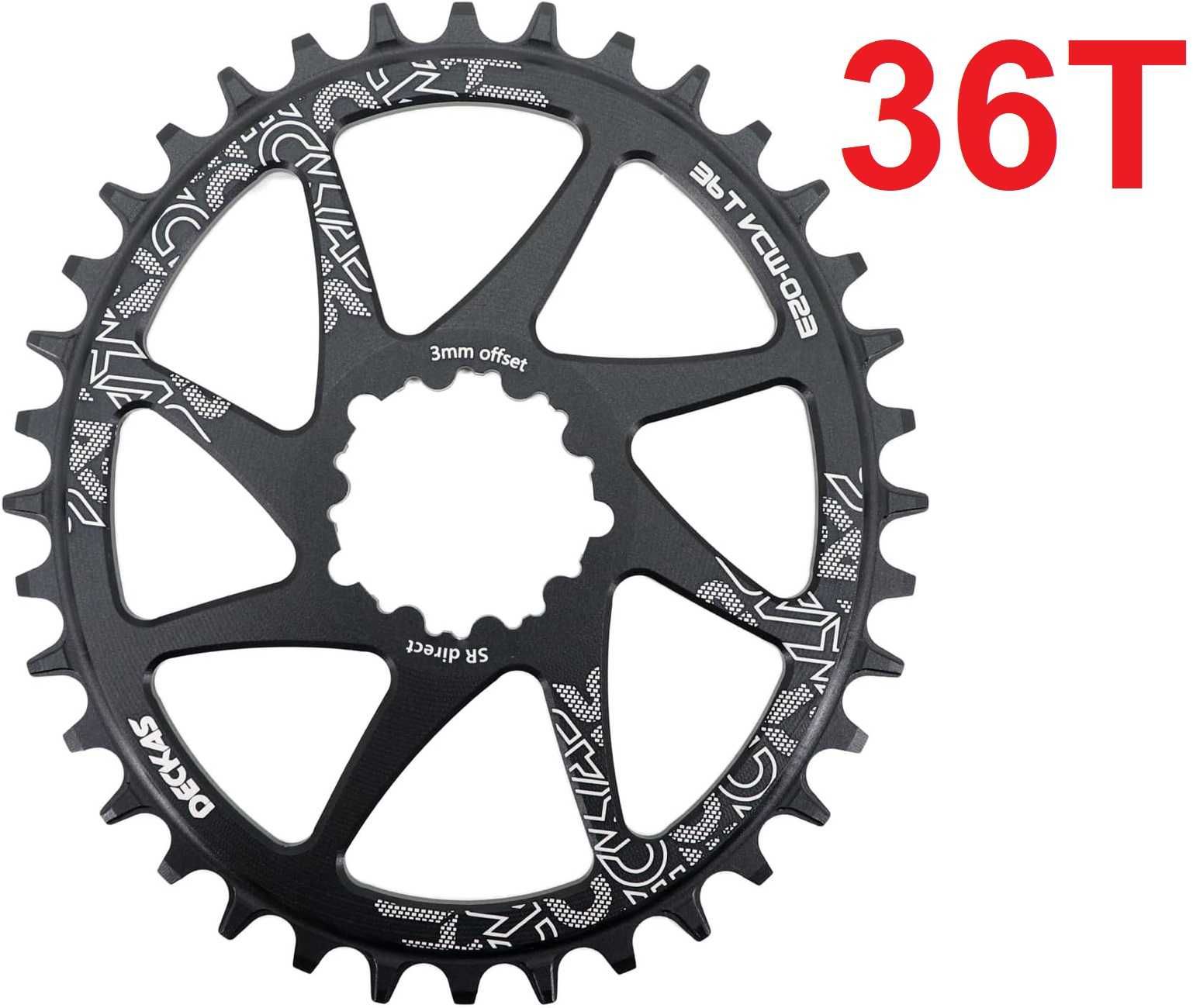 Zębatka OVALNA 3mm direct mount DECKAS SRAM 3 BOLT 30  32  34 36 38t