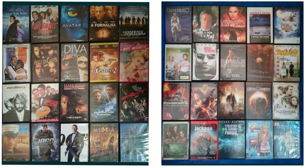 Lote de 255 DVD's Originais (Lote 18)